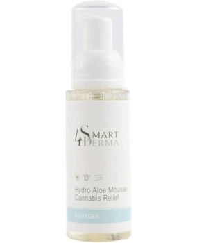 Пінка для сухої та чутливої шкіри з канабісом Smart4Derma Aquagen HYDRO ALOE MOUSSE CANNABIS RELIEF 80мл