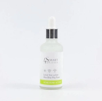Мультикислотный локальный лосьон-подсушка Smart4Derma Acne Derm Active Local SOS Lotion AHA-BHA-PHA Pure, 50 мл