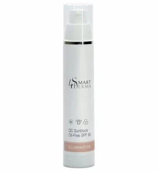 Антиоксидантный ультразащитный крем Smart4Derma Illumination QC Sunblock Oil-Free SPF 80, 50 мл