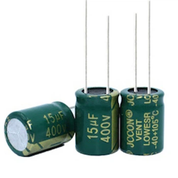Конденсатор CD110 15uF 400V 10*17 105C [Low ESR] - 740537