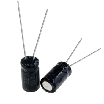 Конденсатор CD110 22uF 100V 6*12 105C [Low ESR] - 740420