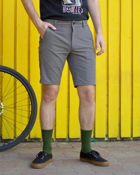 Мужские велошорты для комюта ARTEFACTA Guard размер XL DWR (серый) slim fit