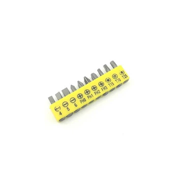 Набір 10 шт викруткових біт 1/4" у холдері - 725178