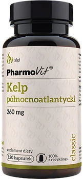 Suplement diety Pharmovit Kelp (Ekstrakt z alg), 120 kapsułek (5902811237413)