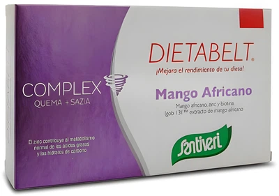 Дієтична добавка Santiveri Dietabelt Complex African Mango 60 капсул (8412170037656)