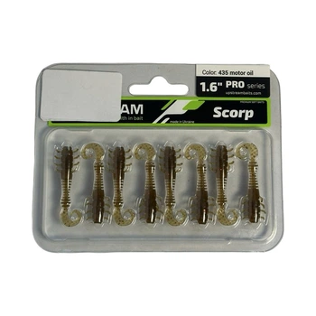 Силікон UPSTREAM Scorp 1.6" (8шт.) #435 motor oil ,SCO1.6_435