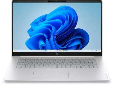 Ноутбук HP OmniBook 3 Laptop 17-dk0001ua (DM8D7EA) Glacier Silver / 17.3" IPS / Intel Core 3 100U / RAM 16 ГБ / SSD 512 ГБ / Зарядка по USB