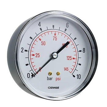 Манометр аксіальний Cewal M 100 PP 1/2" 10 бар 100мм (91419411)