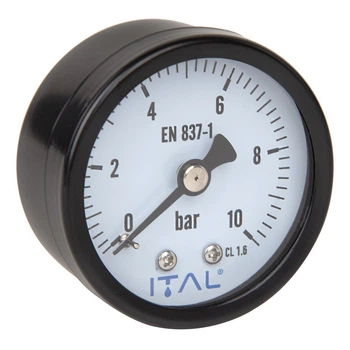 Манометр аксіальний ITAL 1/4" 10 бар 50 мм (PM-IT0008)