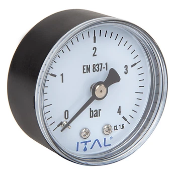 Манометр аксіальний ITAL 1/4" 4 бар 50 мм (PM-IT0001)