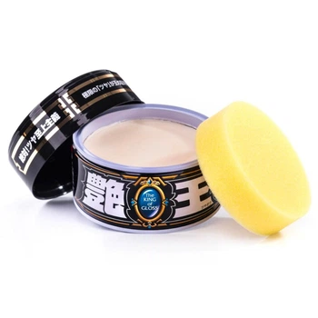 Твердий віск SOFT99 The King of Gloss Black & Dark 00177 для темних автомобілів, 300 г, Японія