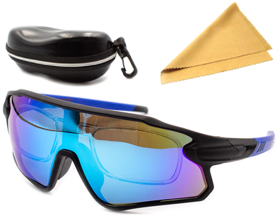 Окуляри для водіїв велосипедистів Polarized JB 337D в подарунок з чохлом і серветкою