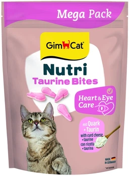 Вітаміни GimCat NUTRI TAURINE BITES CURD CHEESE для котів із сиром і таурином 425г
