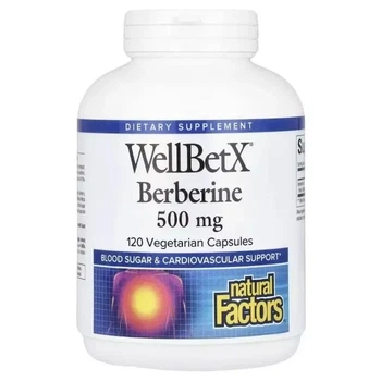 Берберін Berberine Natural Factor 500 мг 120 капсул