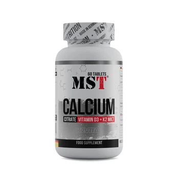 Кальцій цитрат з вітаміном D3 Calcium Citrate Vitamin D3 + K2MK7 MST, 60 таблеток