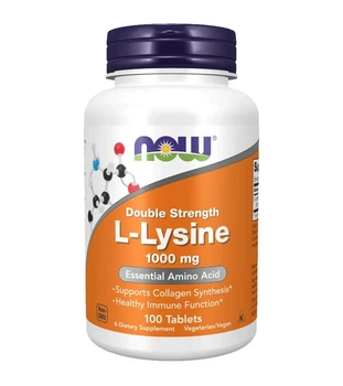 Лізин Now Foods (L-Lysine) 1000 мг 100 таблеток