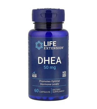 ДГЕА дегідроепіандростерон DHEA Life Extension 50 мг, 60 капсул