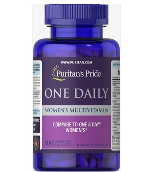 Женские поливитамины One Daily, One Daily Women's Multivitamin, Puritan's Pride, 100 таблеток
