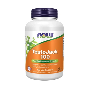 Тестостерон TestoJack 100 Now Foods 120 растительных капсул
