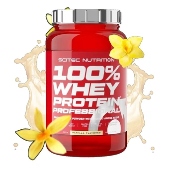Сироватковий протеїн 100% Whey Protein Professional Scitec Nutrition, ваніль, 920 г