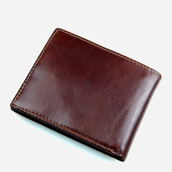 Портмоне чоловіче шкіряне для картокVintage 14374 Коричневе