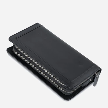 Кошелек мужской кожаный для карточек Vintage leather-14657 Черный