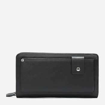 Кошелек мужской кожаный для карточек Vintage leather-14664 Черный
