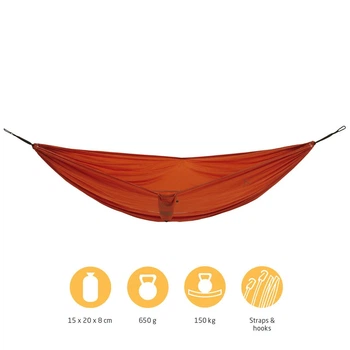 Гамак туристический 320х230 см для кемпинга 2 человека нейлон Rooibos Tea Red Grand Canyon PS-1339