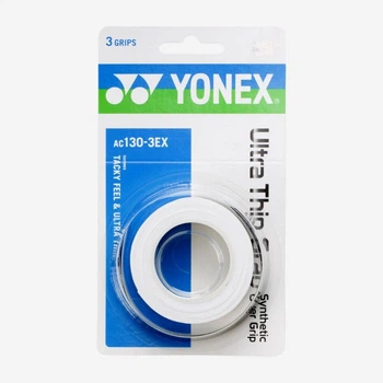 Намотки Yonex AC130-3 Super Thin Grap White 3pcs