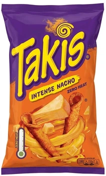 Чіпси Takis Intense Nacho Zero Heat 100г (8412600049587)