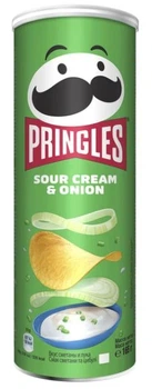 Чипси Pringles Sour Cream & Onion Сметана-цибуля 165 г