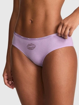 Трусики хіпстери жіночі бавовняні Victoria's Secret 27170944 XS Бузкові (26512659531)
