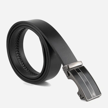 Ремень мужской из натуральной кожи Vintage leather-20330 115 см Черный