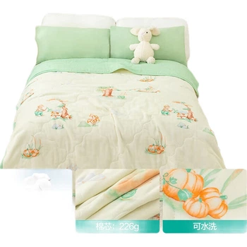 Детское одеяло PurCotton из марлевого хлопка, всесезонное, для детского сада, 1.2×1.5 м