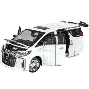 Модель служебного автомобиля Heimanba Erfa Black в масштабе 1:18, реалистичная детская игрушечная машинка из сплава, декоративная модель, игрушечный автомобиль.