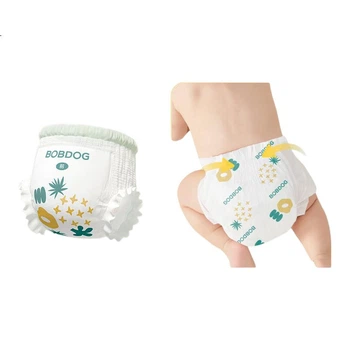 Подгузники-трусики BOBDOG Pineapple 3XL, 64 шт, слабокислотные, дышащие