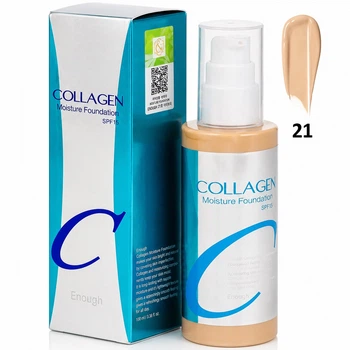 Тональный крем с коллагеном Enough Collagen Moisture Foundation SPF 15 тонн № 21 100 мл