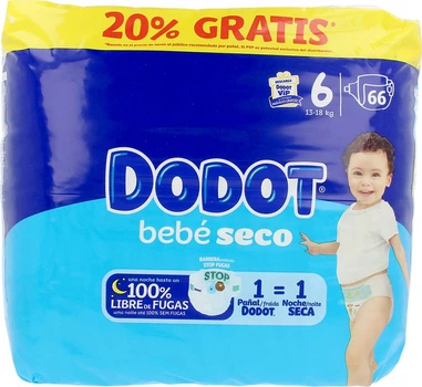 Pieluchy Dodot Etapas Rozmiar 6 13-18 kg 66 szt (8700216493512)