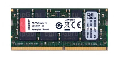 Оперативная память для ноутбука Kingston DDR4 16GB 2666MHz SO-DIMM PC4-2666 (KCP426SD8/16)