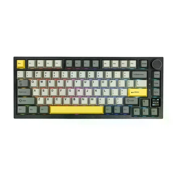 Механическая клавиатура Ajazz AK820 Pro RGB ( Grey ) Беспроводная Hot-Swap с экраном