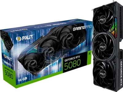 Відеокарта GeForce RTX 5080, Palit, GamingPro, 16Gb GDDR7 (NE75080019T2-GB2031A)