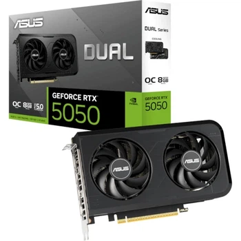 Відеокарта GeForce RTX 5050, Asus, DUAL OC, 8Gb GDDR6 (DUAL-RTX5050-O8G)