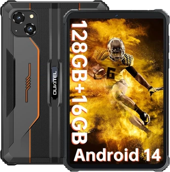 Планшет 8" OUKITEL RT3 Pro 12+4/128Gb 4G 2-SIM NFC 8 ядер Android 14 5150 mAh Чорно-помаранчевий (102174516)