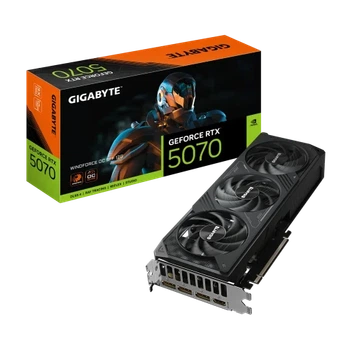Відеокарта GeForce RTX 5070, Gigabyte, WINDFORCE OC SFF, 12Gb GDDR7 (GV-N5070WF3OC-12GD)
