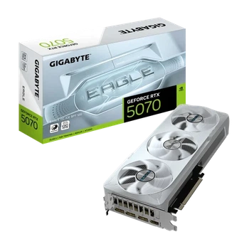 Видеокарта GeForce RTX 5070, Gigabyte, EAGLE OC ICE SFF, 12Gb GDDR7 (GV-N5070EAGLEOC ICE-12GD)