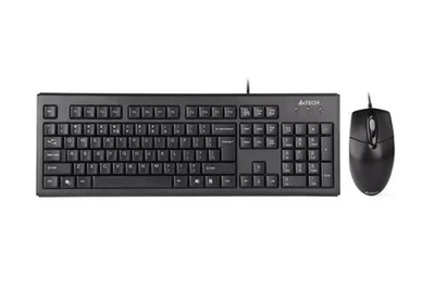Комплект A4Tech KR-8372, Black, проводной, USB