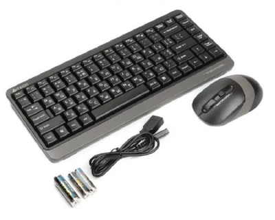 Комплект беспроводной A4Tech Fstyler FG1110 Grey, радиус действия до 15 м