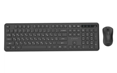 Комплект беспроводной Gembird Slim Pro Business, Black (KBS-WPS-01-CYRL)