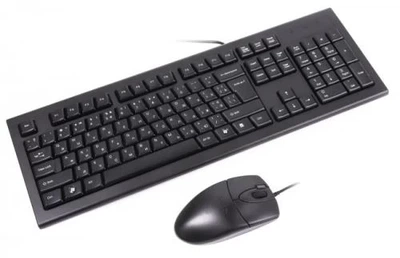 Комплект A4Tech KRS-8520D, Black, проводной, USB (KRS-85+OP-620D)