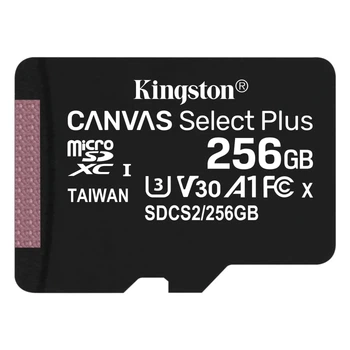Карта пам'яті Kingston MicroSDXC 256Gb Canvas Select Plus UHS-1 (Class 10), без